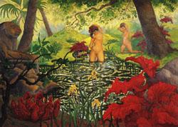 Paul Ranson The Bathing Place(Lotus) oil painting image